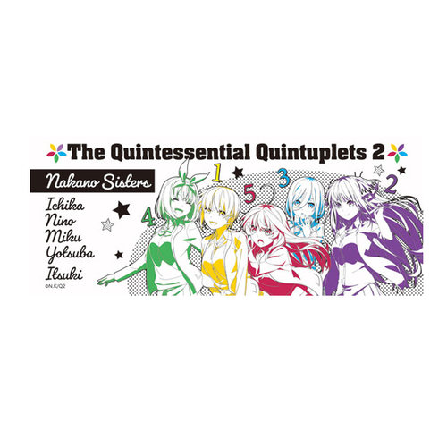 五等分的花嫁卡通动漫美少女毛巾
