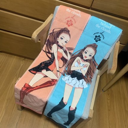 ◆模の宅◆日单 mina okinawa  偶像演唱会动漫周边喷墨运动毛巾