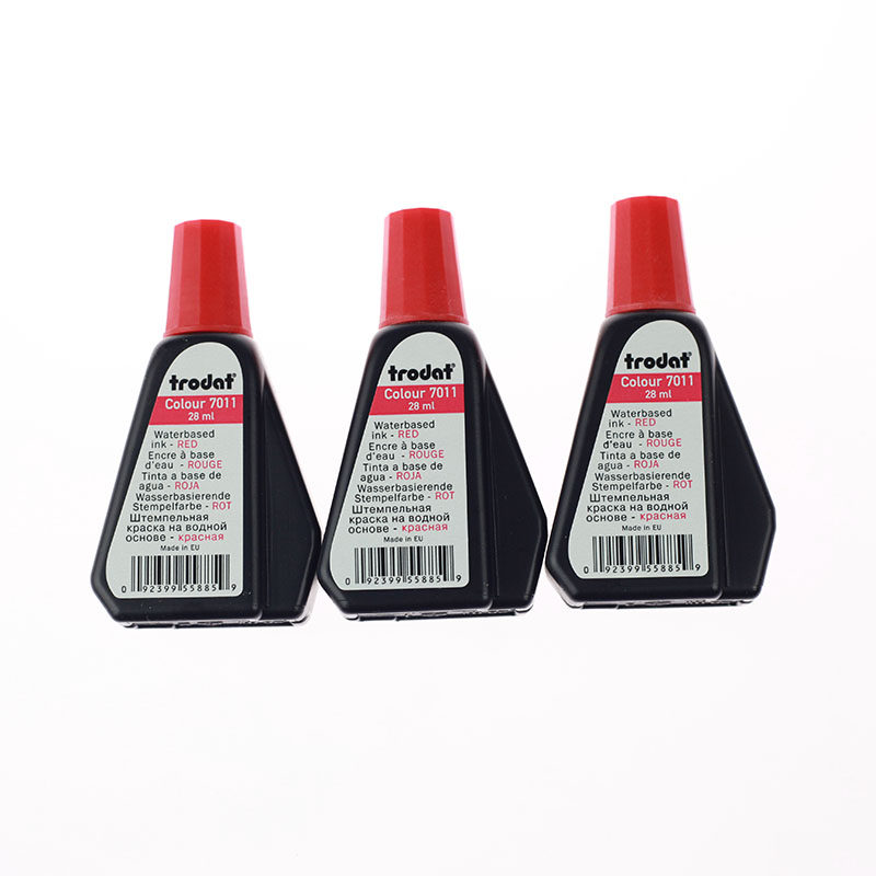 回墨印章印油28ml 万次印章印油补充印油光敏印章可用 水性印油