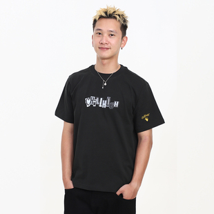 宽松短袖 波普拼贴主题简约休闲260克圆领夏季 秋高 ChillHigh