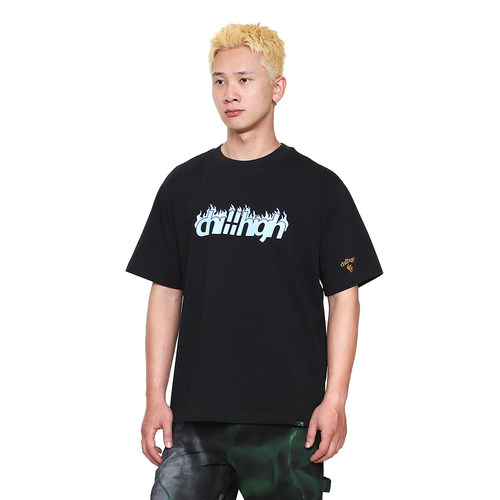 ChillHigh火焰LOGO主题250克短袖