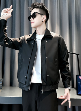 社会小伙 秋冬男时尚夹克男外套  J272-P128 控168 黑色