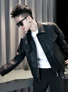 社会小伙 秋冬男时尚夹克男外套  J273-P128 控168 黑色