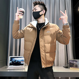 社会小伙2024冬装加厚男士棉衣外套F61-P138控178白色，男装棉衣，电商D313