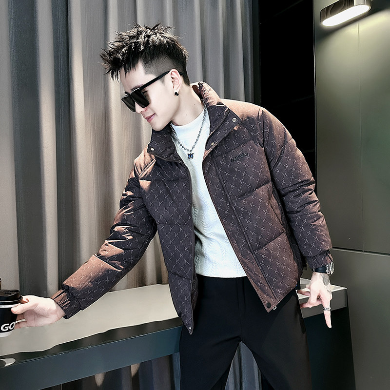 小伙2026冬装加厚设计男士棉衣外套F138-P138控178咖色，男装棉衣，电商D313