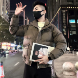 社会小伙2025冬装加厚男士棉衣外套F51-P138控178绿色，男装棉衣，电商D313