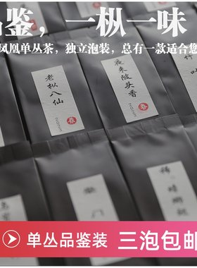 潮州凤凰单丛茶品鉴试饮装