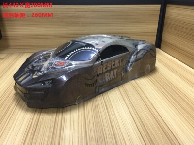 聚乐1:10速度7Lykan莱肯另类机器PVC平跑软车壳遥控车配件宽200MM