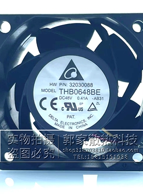 原装台达THB0648BE-AB31 6CM 6038 48V 0.41A 变频器 PWM散热风扇