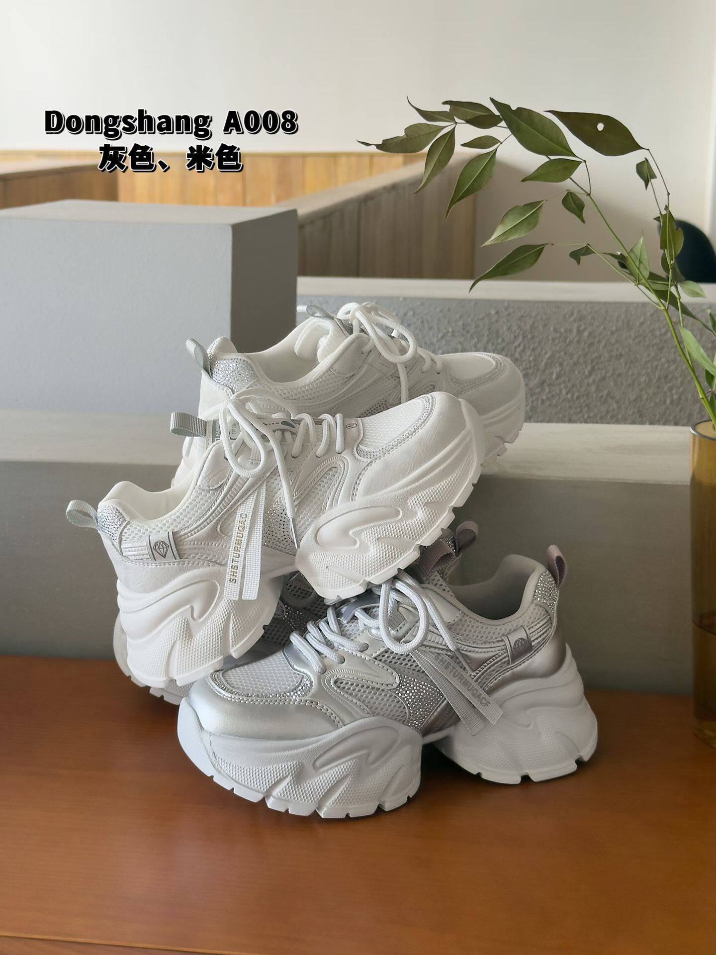 2026春季新款女鞋厚底增高老爹鞋女百搭休闲运动鞋ins潮老爹鞋