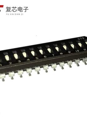 219-12LPS全新SWITCH SLIDE DIP SPST 100MA 20V原厂