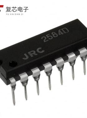 原厂正品NJM2584D全新IC VIDEO SWITCH 2IN/1OUT 16DIP