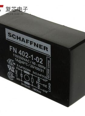 原厂正品FN402-1-02全新LINE FILTER 250VAC 1A TH