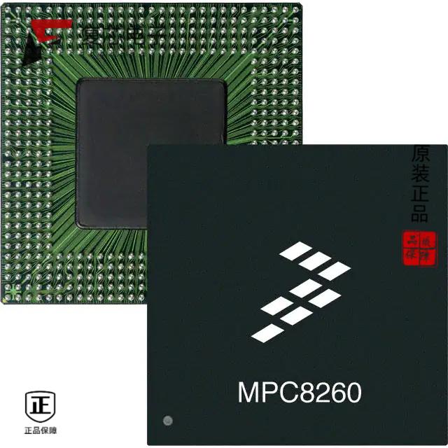 原厂正品MPC8270CVVUPEA全新IC MPU MPC82XX 450MHZ 48