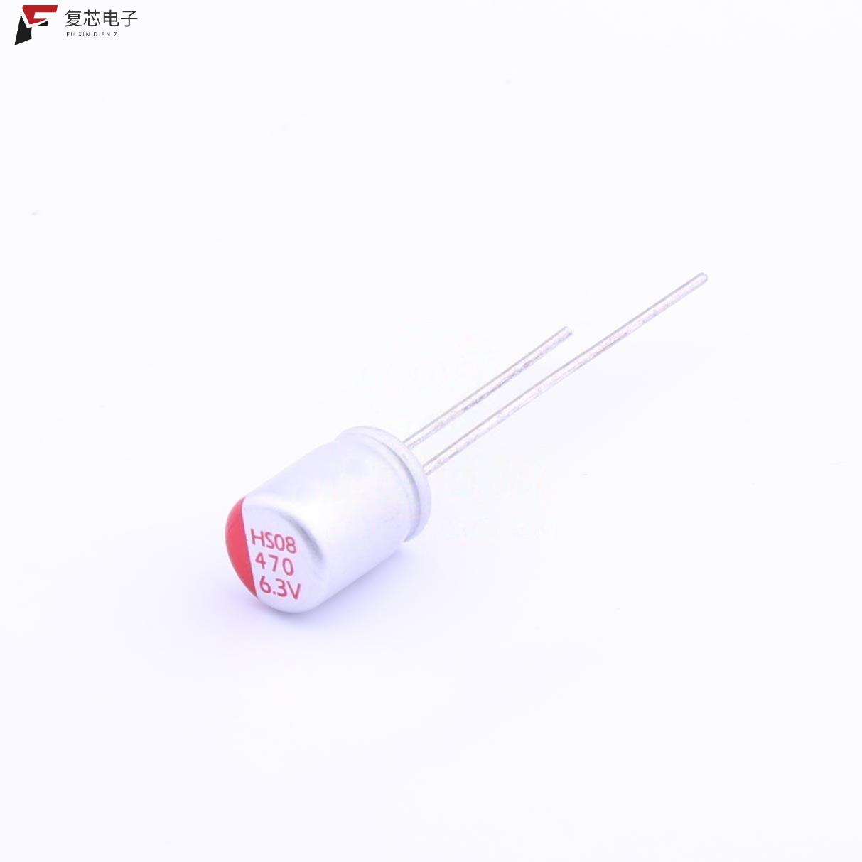 原厂正品HS0J477M0608PC全新470uF ±20% 6.3V