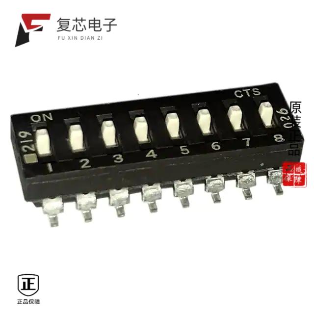 原厂正品219-8MS全新SWITCH SLIDE DIP SPST 100MA 20V