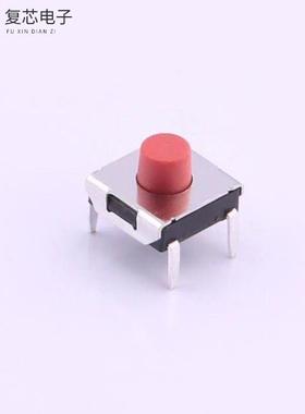 原厂正品TC-1157-C-E全新6.2*6.2*4.3红色按钮四脚 260