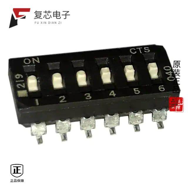 原厂正品219-6LPSR全新SWITCH SLIDE DIP SPST 100MA 2