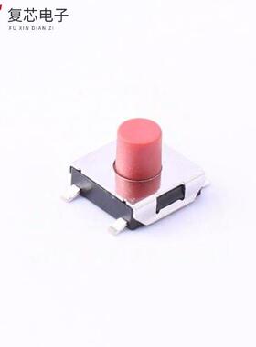 TS-1157-B-F全新6.2*6.2*5.0红色按钮四脚 160gf原厂