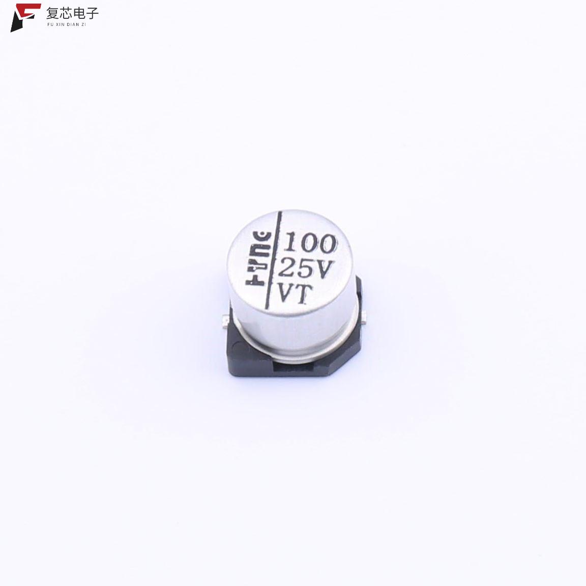 原厂正品HY1E101MC063054MEO全新100uF ±20% 25V