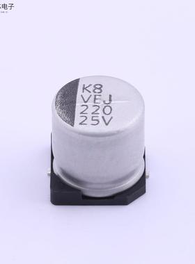 原厂正品VEJ221M1ETR-1010全新贴片铝电解电容 ±20% -