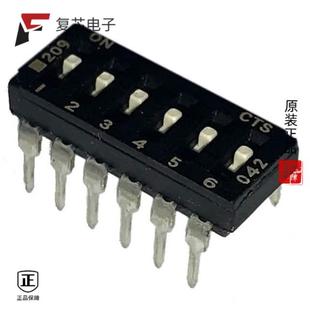 SLIDE 6LPS全新SWITCH DIP SPST 20V 原厂正品 100MA 209