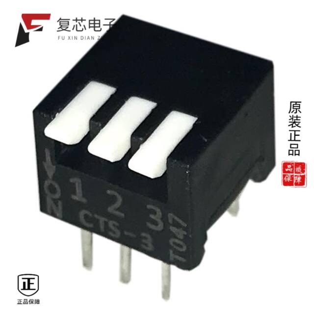 原厂正品195-3MS全新SWITCH PIANO DIP SPST 50MA 24V