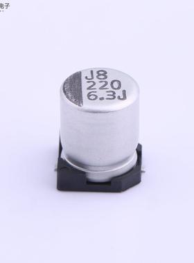 原厂正品VEJ221M0JTR-0607全新贴片铝电解电容 ±20% -