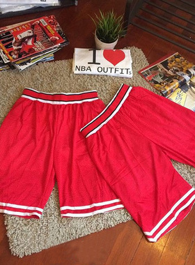 原盒正品SlamDunk灌篮高手 湘北篮球服配套篮球裤 黑色特别版