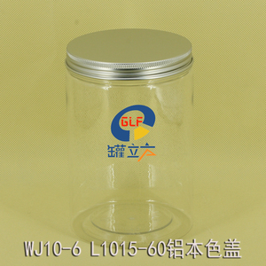 WJ10-6L1015-60食品罐 坚果瓶糖果瓶药材瓶密封透明塑料罐1020ml