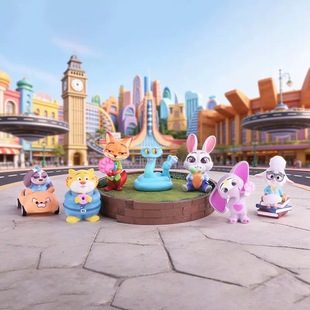 尼克朱迪动物城周边盲盒圣诞新年疯狂系列摆件潮玩文创生日礼物