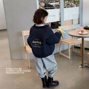 柒号童仓女大童韩系衍棉加绒棒球服冬装儿童保暖加厚拉链棉服外套