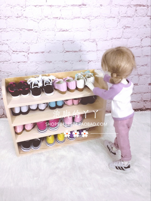 BJD3分4分6分小布EXO玩偶got7炸毛娃用鞋柜 包邮鞋柜书柜田园柜