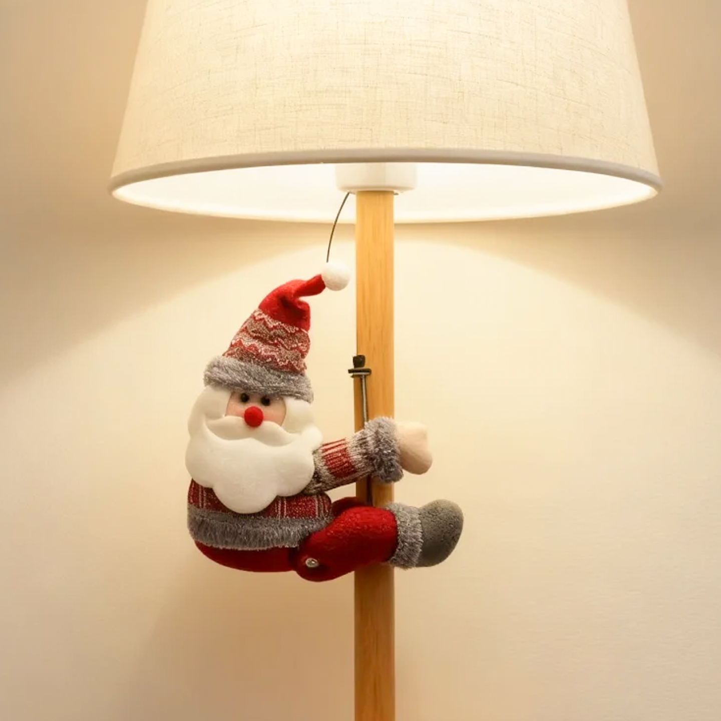 圣诞节装饰圣诞老人圣诞吊灯装饰挂件客厅店铺氛围感圣诞布置摆件