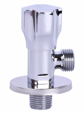 三角阀黄铜电镀冷热水通用大流量加长阀体陶瓷芯达柏林正品铜阀