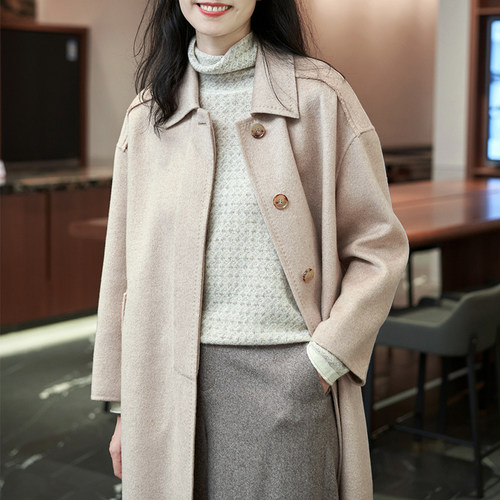 纯羊绒大衣高级定染颜色