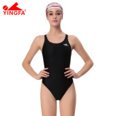 英发游泳衣女游泳训练比赛专业竞速连体三角泳装 有去水线 女938