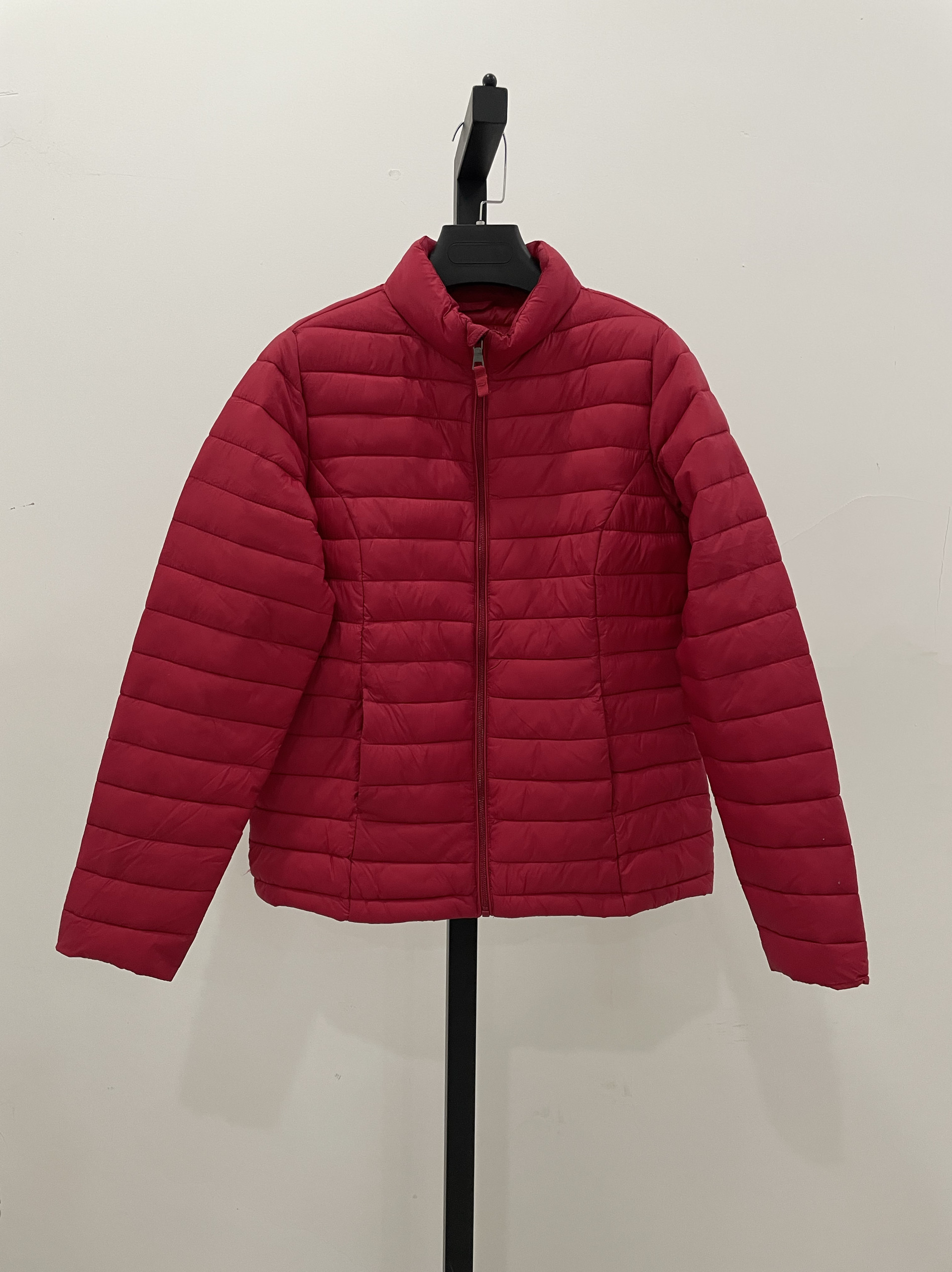 外单羽绒棉立领棉服外套宽松简约通勤时尚休闲棉衣薄款保暖棉袄