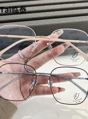 2602M90051新款复古大框防蓝光眼镜网红显瘦素颜平光镜潮流街拍