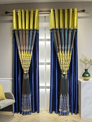 欧式风格镂空绣花窗帘窗纱