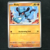 英文版 正版 宝可梦PTCG MEG 卡牌 利欧路 美版 超级进化 076