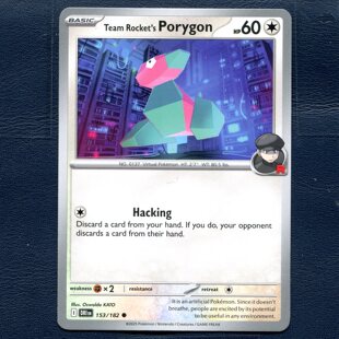 宝可梦 TCG 正版卡牌 英文国际版 火箭队的多边兽 DRI-153 美版