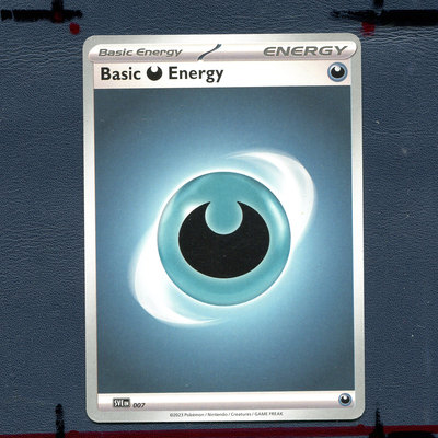 宝可梦PTCG 正版卡牌 英文版 国际版 基本恶能量 SVE-007 美版