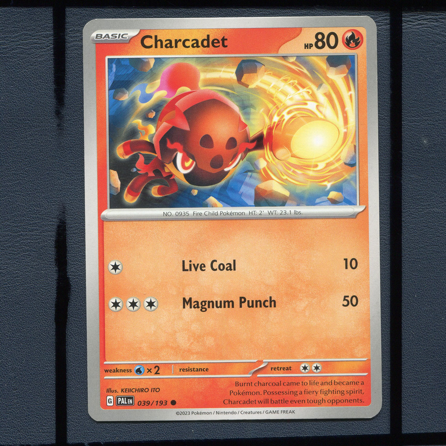 宝可梦美版英文版国际版 帕底亚进化 炭小侍 PAL-039