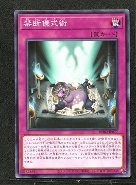 游戏王 正版卡牌 12157563 禁断仪式术 BPRO-JP077  A04