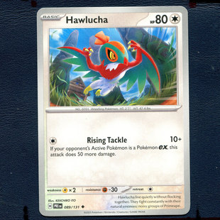 宝可梦PTCG正版卡牌 英文国际版 棱镜进化 摔角鹰人 PRE-089 美版