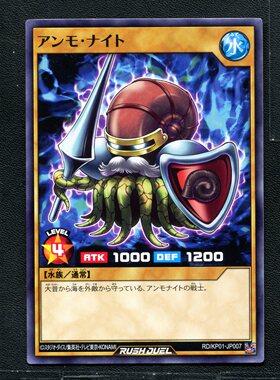 游戏王RD 正版卡牌 超速决斗 菊石骑士 KP01-JP007