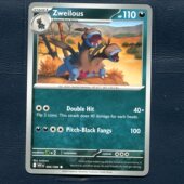 正版 美版 卡牌 双首暴龙 宝可梦PTCG 066 纯白闪焰 WHT