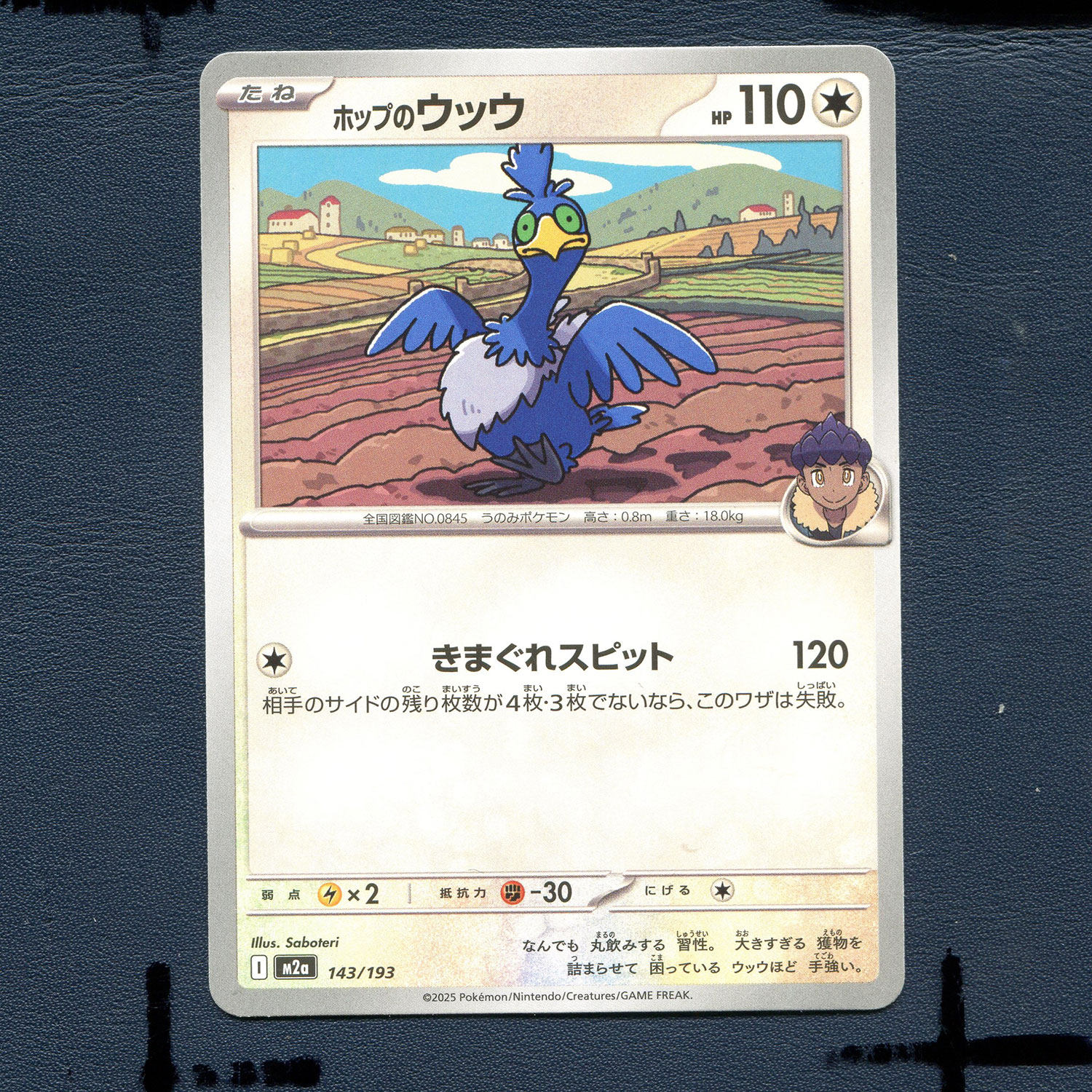 宝可梦PTCG正版卡牌 超级梦想EX 赫普的古月鸟 M2A-143 日版