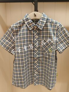 Hazzys童装商场同款衬衫HZTXBD03CS098不支持七天无理由